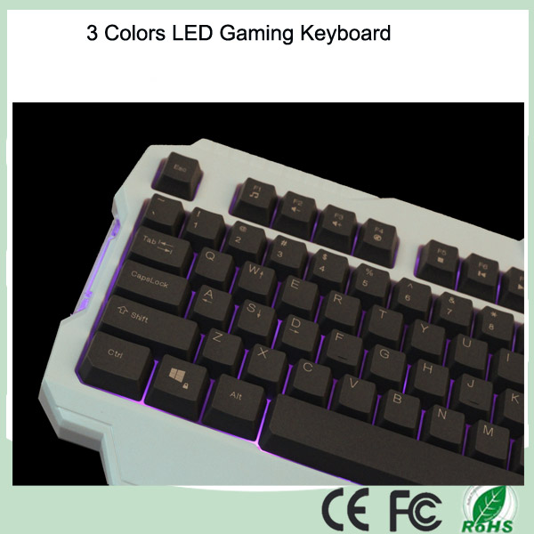 Cheapest Backlight Ergonomic Design LED Computer Keyboard Gaming (KB-1901EL)