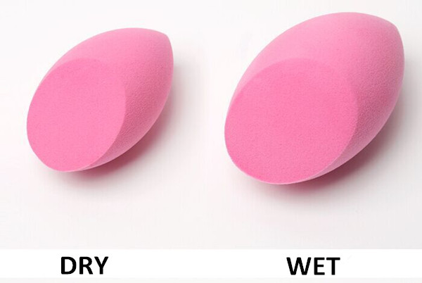 Olive Cut Shape Non-Latex Makeup Sponge