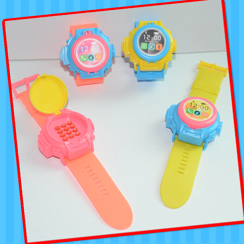 Musical Lighting Watch Phone Toy with Candy