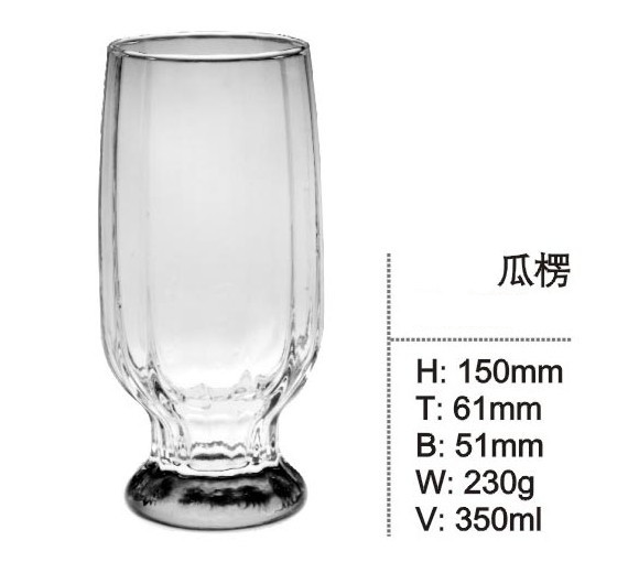 Drinking Glass Cup with Client Brand Glass Cup Glassware Kb-Hn070