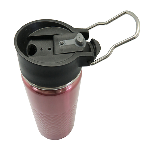 Outdoor Stainless Steel Vacuum Auto Mug with Flip Lid