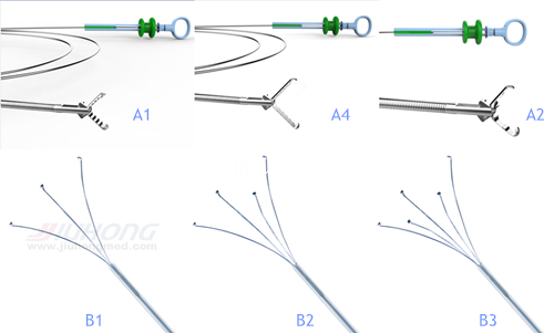 Disposable Grasping Forceps with Ce0197/ISO13485/Cmdcas Certifications