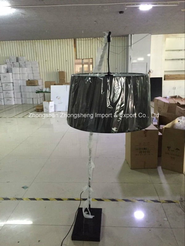 Modern High Quality Steel Marble Fabric Lampshade Table Lamps (MT5089-B)