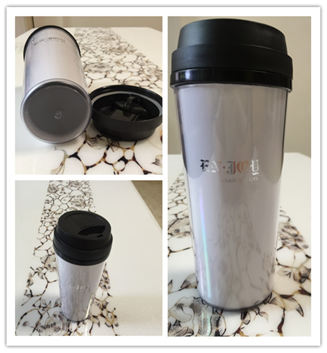 BPA Free Double Wall Custom 16oz Plastic Cups