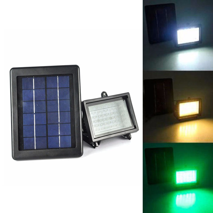 Solar Power 45 LED Flood Light Lawn Lamp Outdoor Courtyard Garden Waterproof Spotlight Pathway Yard Light