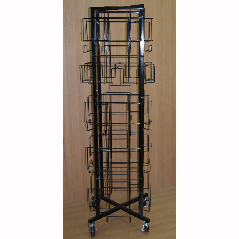 American Style 24 Pocket Rolling Frames Display Rack (PHY2047)