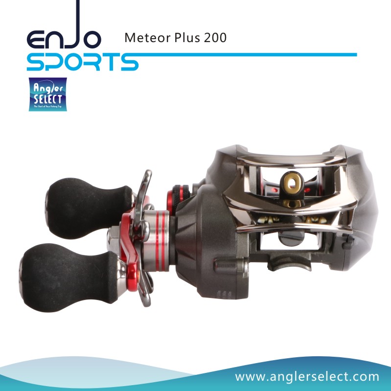 Angler Select Meteor Plus All Water Fishing 9+1bb Fishing Tackle Baitcasting Fishing Reel (SBC-MR200)