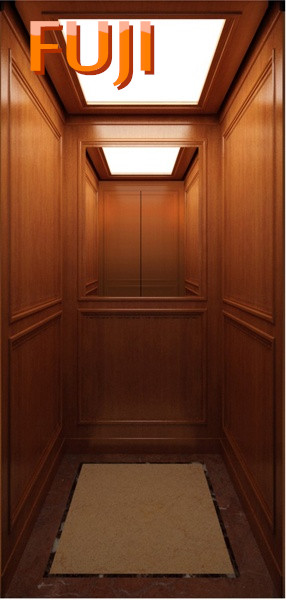 Villa Elevator / Lift with Wood Grain Car Wall