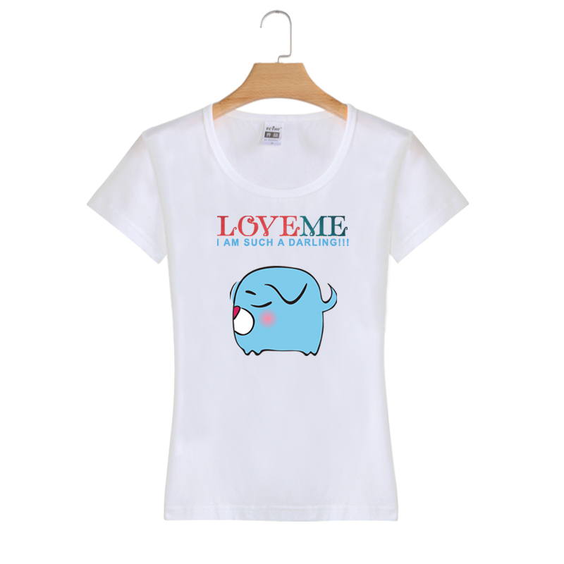 Top Quality Wholesale Custom Cotton Fashion Printing Summer Women T Shirt