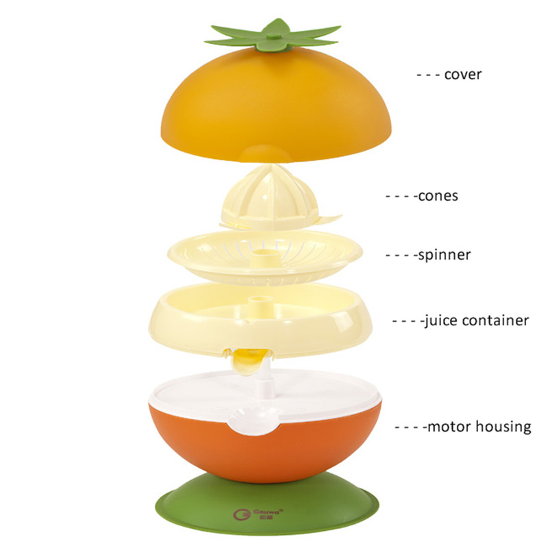 20W Hand Press Operated Electric Orange Citrus Juicer (KD-330)