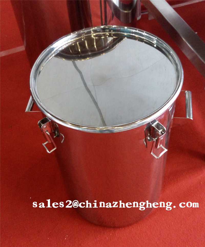 10L 20L 30L 50L 60L 70L 100L GMP Stainless Steel Bucket with Good Sealing SUS 304 SUS 316L