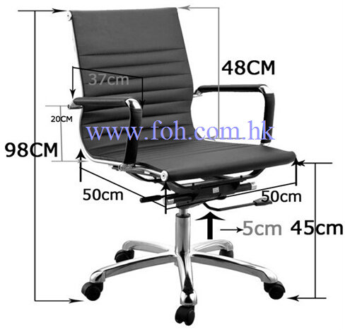 Comfortable Foam Padded Office Chair Hotel Chair (FOH-MF21-B)