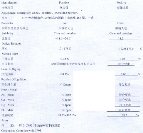 (Gluconolactone) -Fresh and Corrosion Protection High Quality Gluconolactone