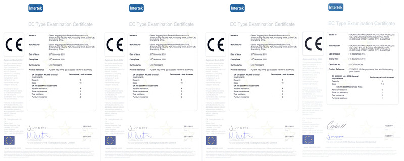 Cut Resistance PU Coated Safety Glove Level 3