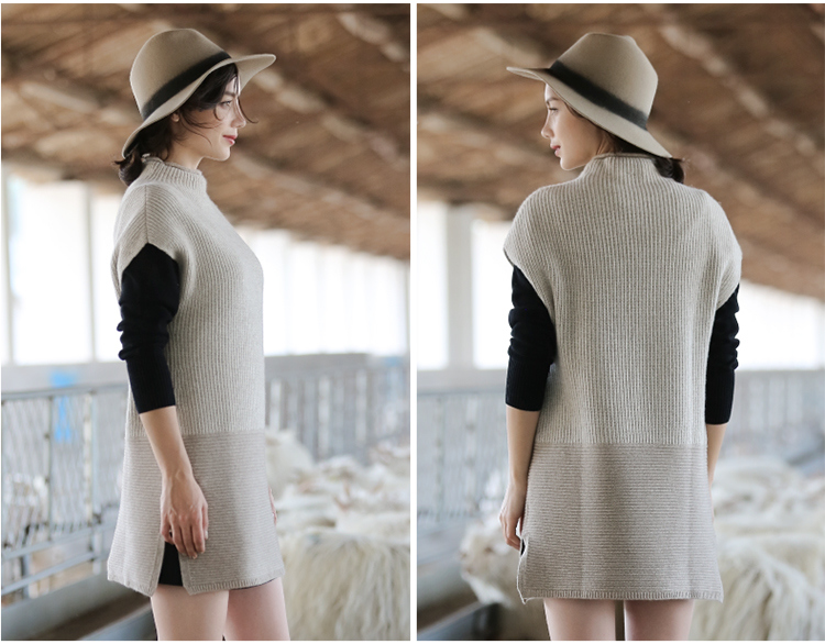 2017 New Style Cap Sleeve Women's 100% Cashmere Sweater