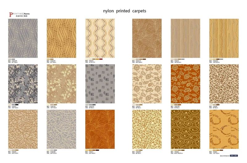 Tufted Inkjet High Quality Wall to Wall Nylon Hotel Carpet