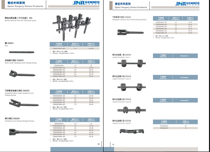 FDA Approved Spinal Internal Fixation Spinal Implant Spine Surgery Poly Axial Pedicle Screw