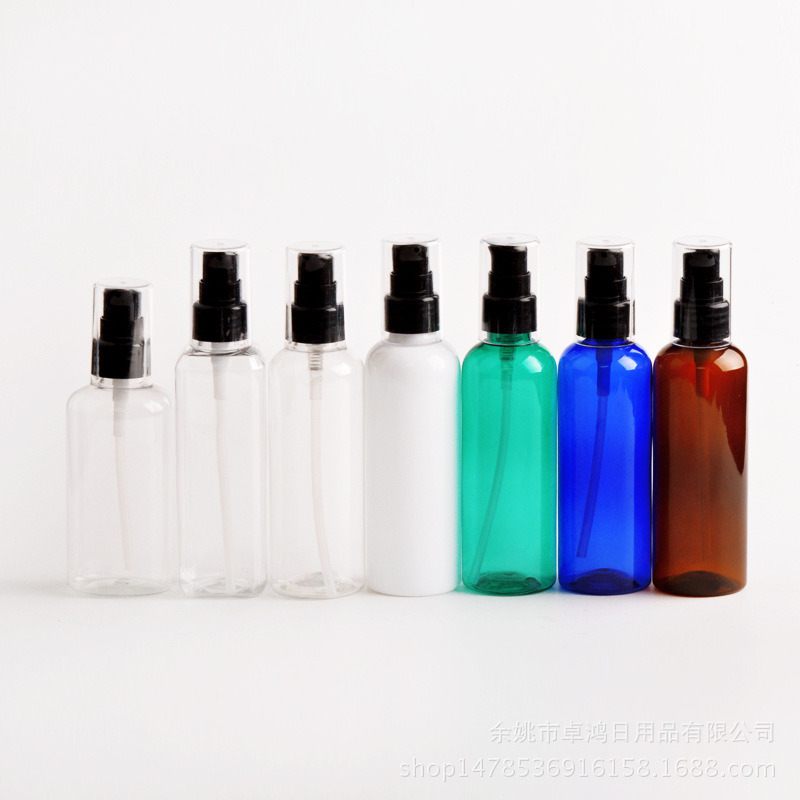 10ml to 300ml Multi Capacity, Multi Shape Powder Pump Plastic Bottle (NB08)