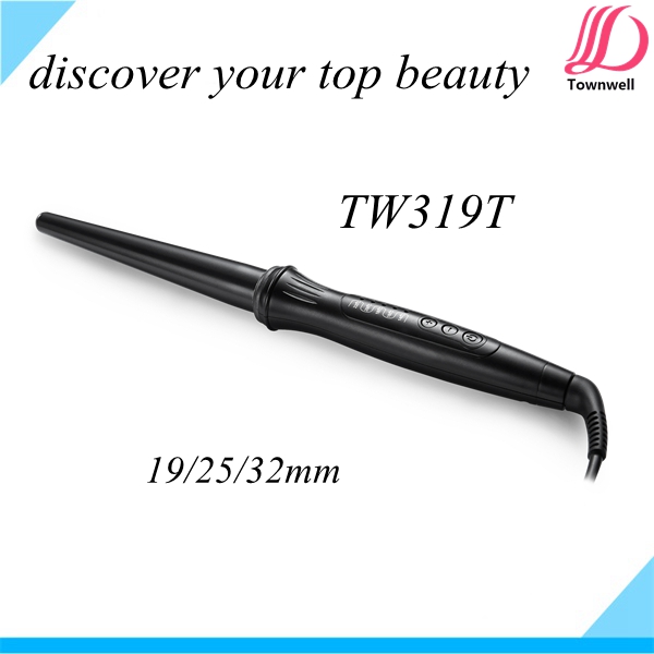 Easy Operated Wave Hair Curler Tapered Wand