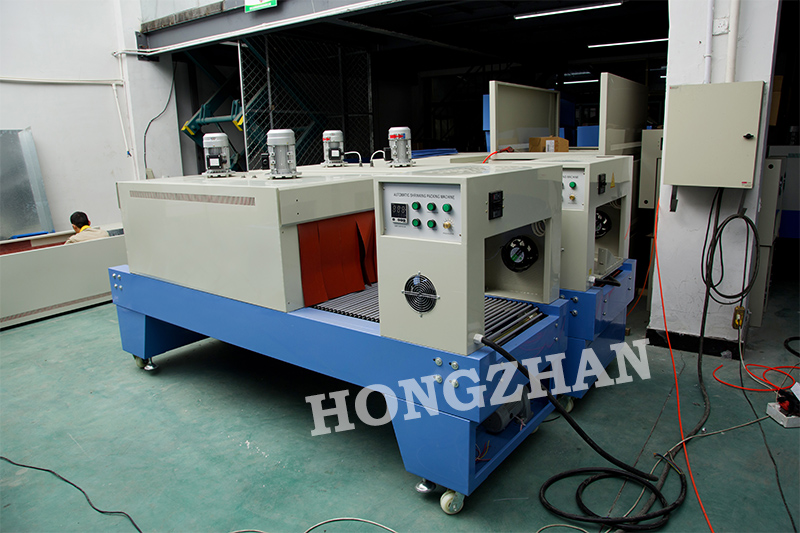 Manual Sealing Shrinking Packing Machine Semi Auto Seal Shrink Packaging Machinery with furnace and Conveyor