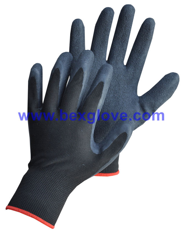 Latex Wrinkle Finish Garden Glove