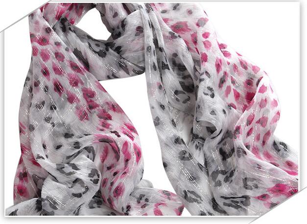 Fashion Design Woman Good Quality Scarf Silk Georgette Cappa