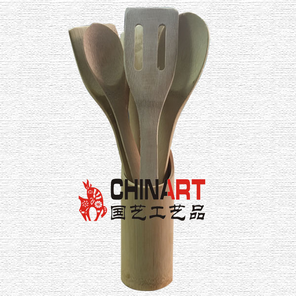 Purely Natural Bamboo Kitchen Cooking Utensil Tools (CB01)