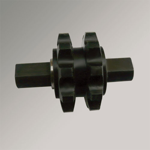 Transmission Chemical Black Lifting Drive Propeller Shaft with Two Sprockets