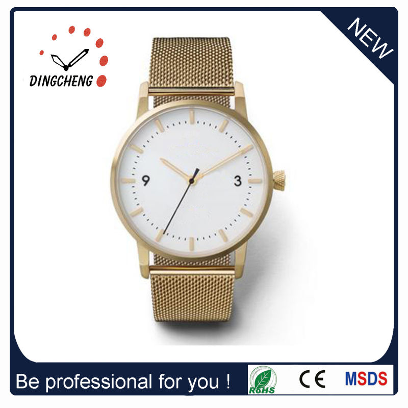 Fashion Stainless Steel Wristwatch Men Clock Watch (DC-1080)