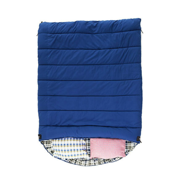 Blue with Pillow Hollow Cotton Sleeping Bag