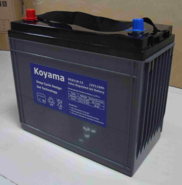 12V 110ah Deep Cycle Gel Battery for Marine