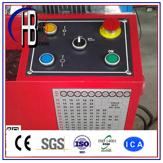 China New Promotion Hydraulic Hose Crimping Machine with Quick Change Tools