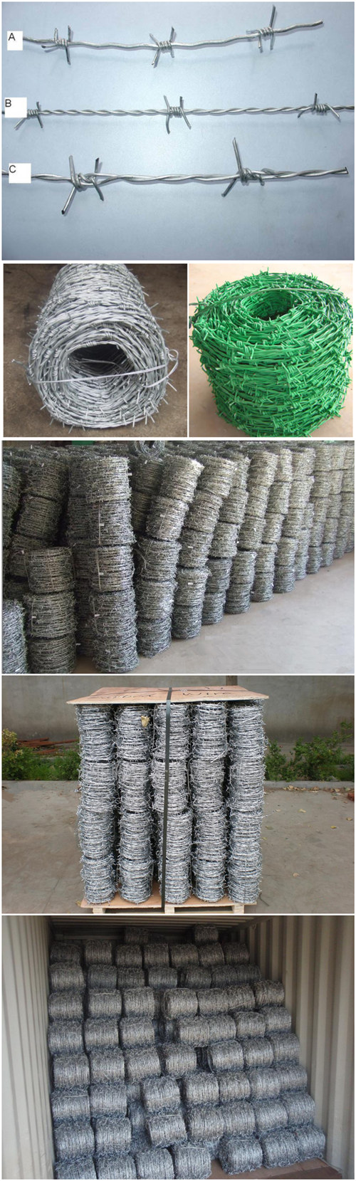 Bwg 16 Barbed Wire Fencing Made in China
