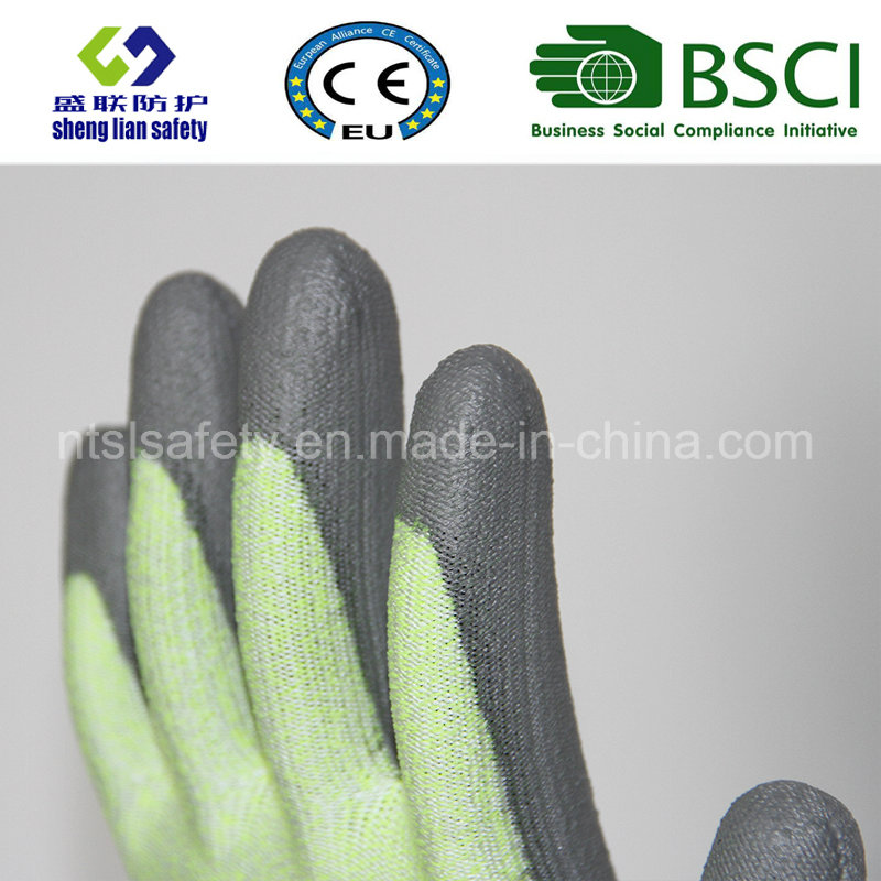 Cut Resistant Safety Work Glove with PU Coated