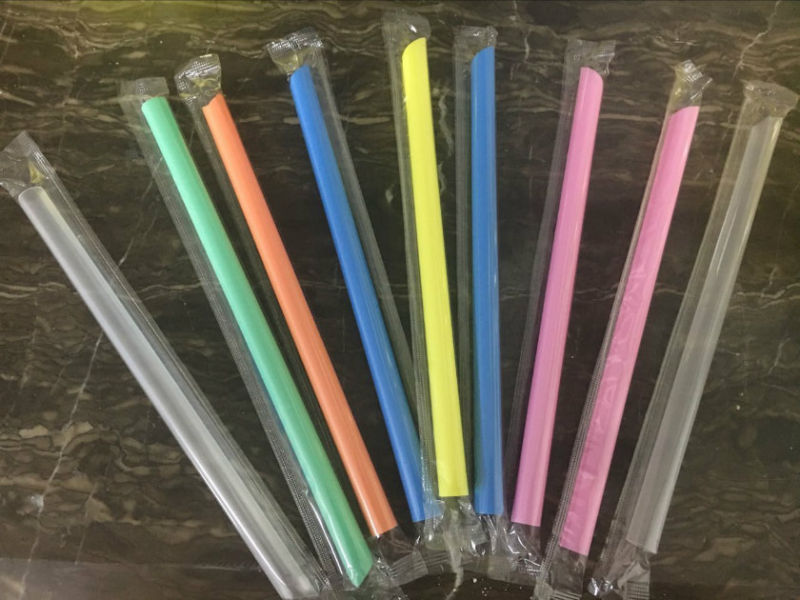 Colorful Disposable Plastic Straw for Beverage