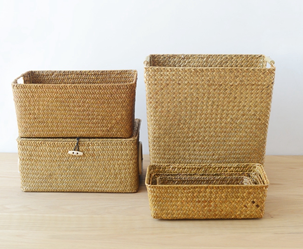 (BC-ST1037) Hot-Sell Handcraft Natural Straw Basket