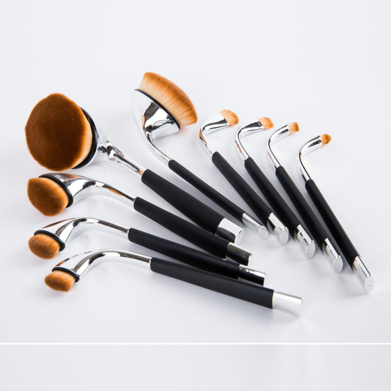 9CS New Arrival Golf and Cigarette Holder Oval Makeup Brush