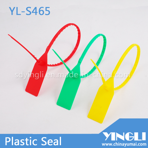 Disposable Plastic Truck Seals with Barcode Printed (YL-S465)