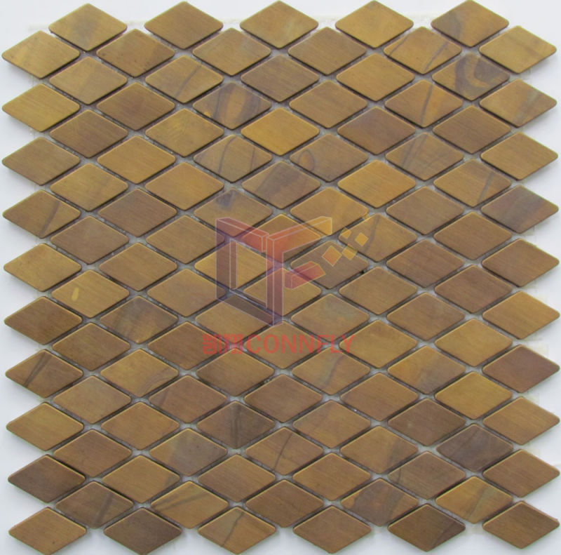 V Shape Metal Copper Mosaic Tile for Wall Only (CFM1085)