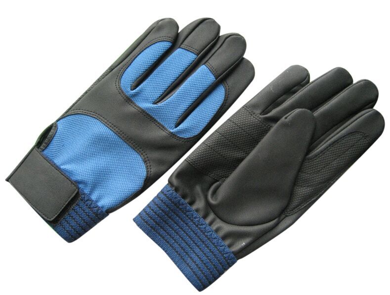 PU Double Palm Mechanic Working Glove