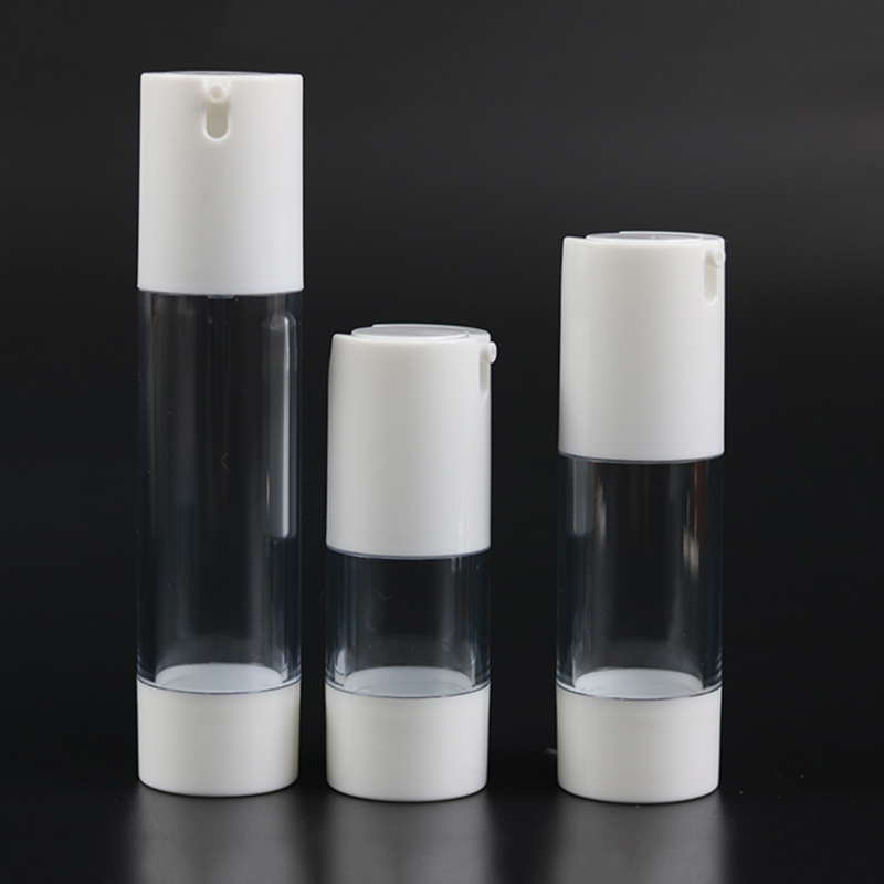 Cosmetic Clear 15ml 30ml 50ml Plastic Airless Bottle (NAB28)