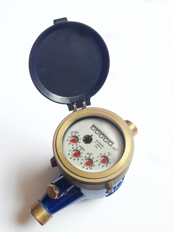 Multi Jet Dry Type Brass Water Meter Class B