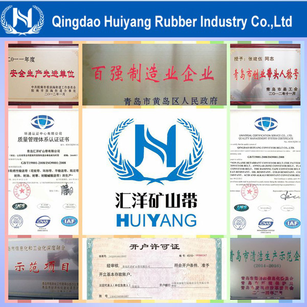 ISO/DIN/GB Certified Steel Cord Rubber Conveyor Belt