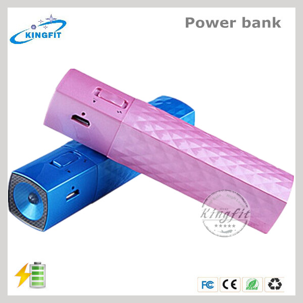 Portable Power Bank with LED Torch Light