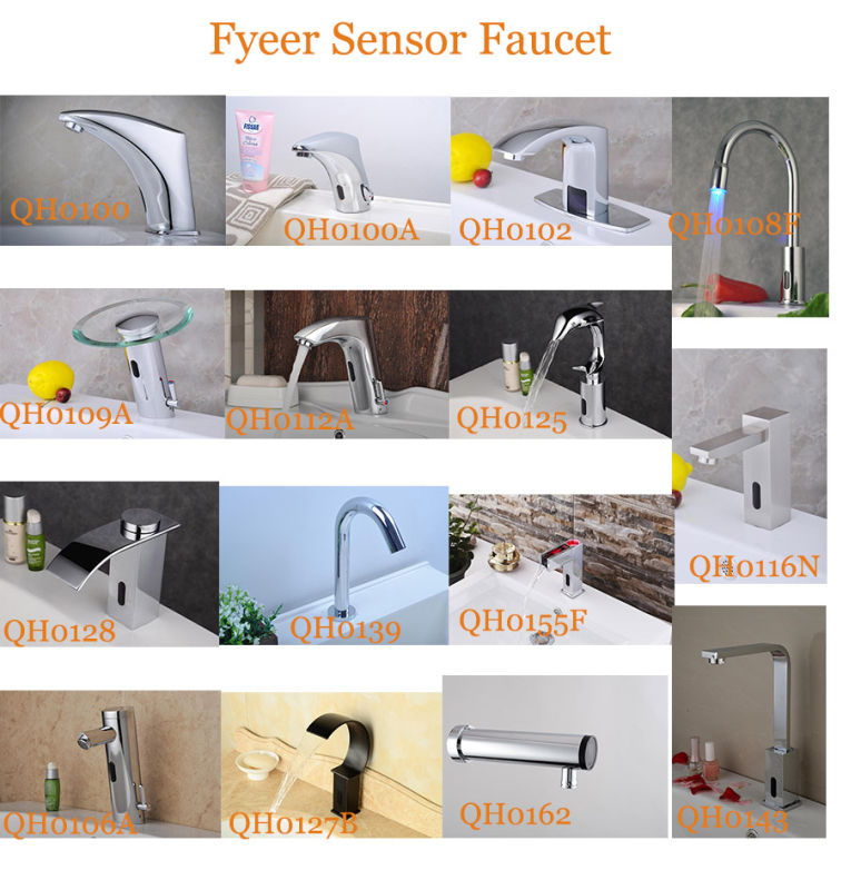 Fyeer Oil Rubbered Bronze Automatic Sensor Tap for Cold Water