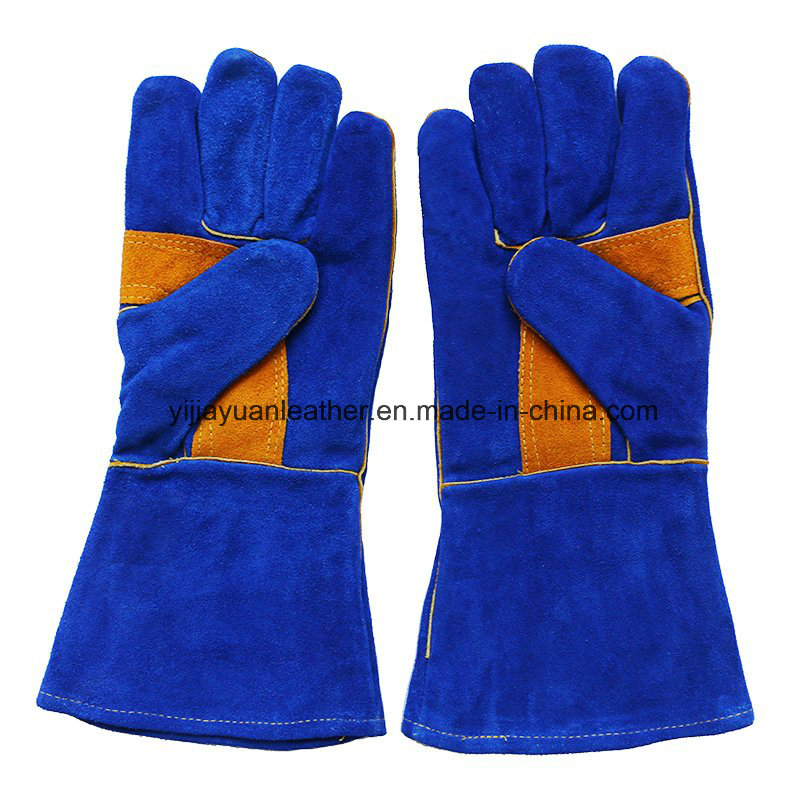 Leather Industrial Labor Safety Welding Gloves