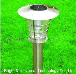 3W Stainless Steel Solar Garden Lamps/Solar Lawn Light