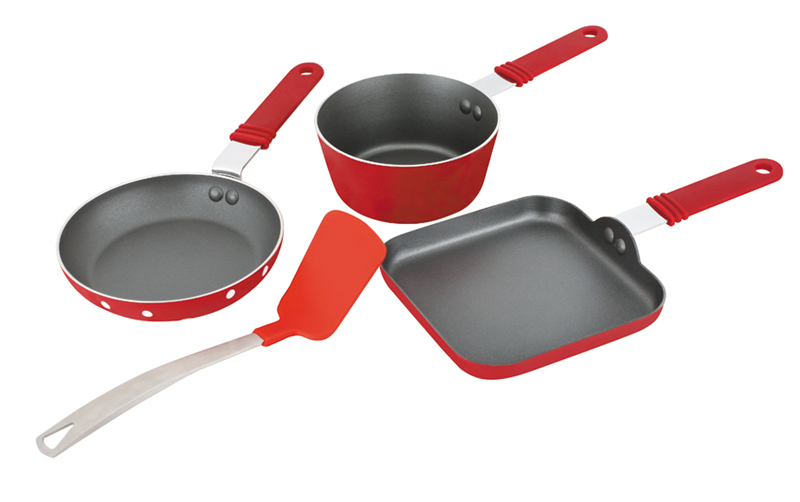 Kitchenware 4 PCS Aluminum Mini Fry Pan Set, Cookware Set