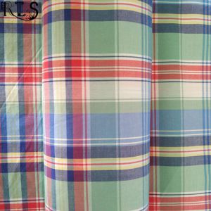 100% Cotton Poplin Yarn Dyed Fabric Rlsc50-12