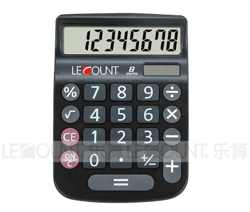 12 Digits Dual Power Desktop Calculator with Big LCD Display and Keys (LC201-12D)